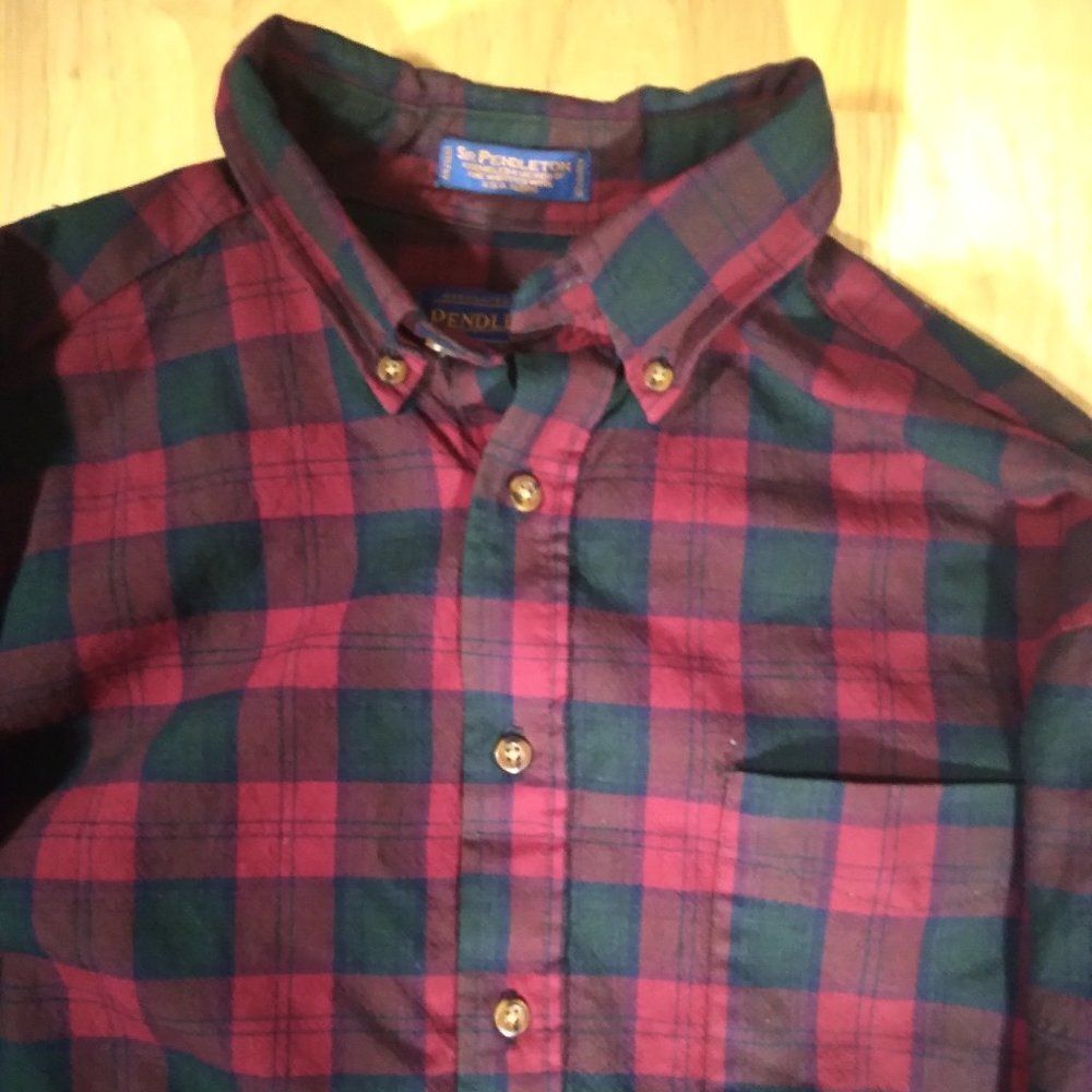 Pendleton Lindsay Tartan Flannel Wool Button Down Shirt